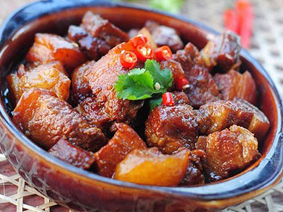 文章图片 萝卜红烧肉