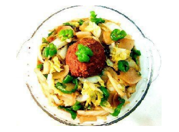 文章图片 三蔬牛肉狮子头